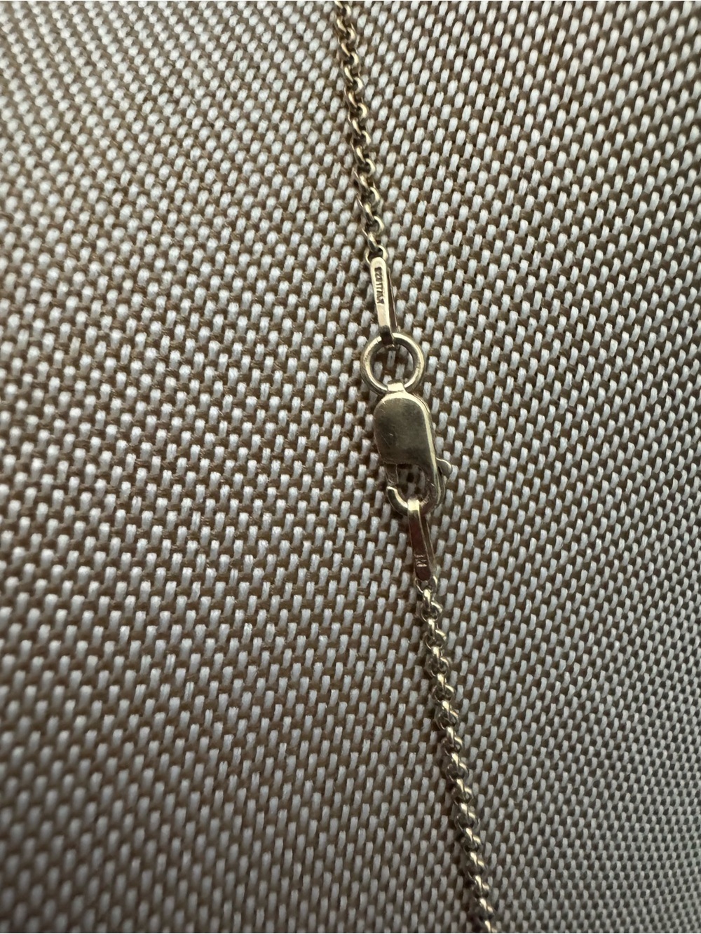 Delicate sterling silver Gold Chain Necklace marked 925 - Picture 2 of 2